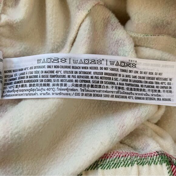 Disney Parks Minnie Mouse Plaid Holiday Christmas Pajama Bottoms Size Large - Picture 6 of 6